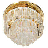 Cascading Crystal Prism Chandelier by Camer